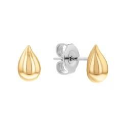 Calvin Klein Bijoux Boucles oreilles Calvin Klein Sculptured Drops - 35000071 Acier Doré | Femme Boucles D'Oreilles