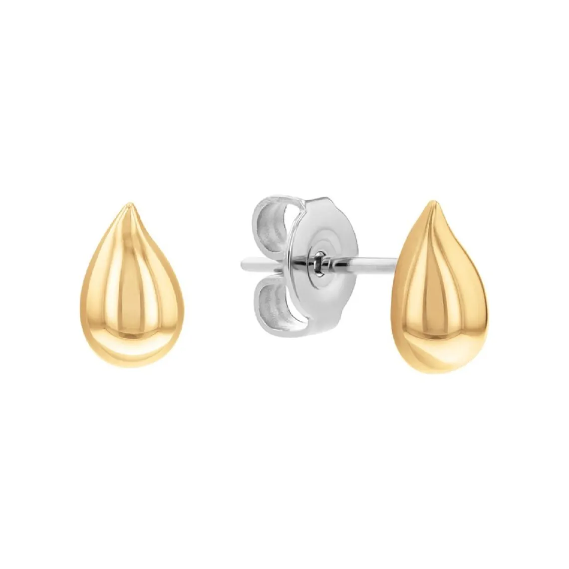 Calvin Klein Bijoux Boucles oreilles Calvin Klein Sculptured Drops - 35000071 Acier Doré | Femme Boucles D'Oreilles