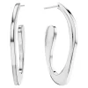 Calvin Klein Bijoux Boucles oreilles Harmonious Connection Sculptural - 35000689 Acier Argent | Femme Boucles D'Oreilles