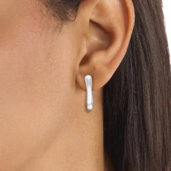 Calvin Klein Bijoux Boucles oreilles Ck Statement Links - 35000749 Acier Argent | Femme Boucles D'Oreilles