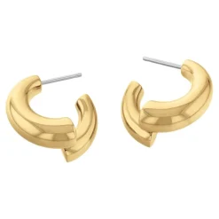 Calvin Klein Bijoux Boucles oreilles Ck Spiral - 35000765 Acier Doré | Femme Boucles D'Oreilles