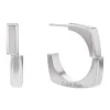 Calvin Klein Bijoux Boucles oreilles Calvin Klein Bold Metals - 35000557 Acier Argent | Femme Boucles D'Oreilles