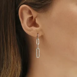 Charles Garnier Bijoux Boucles oreilles Styles - AGF170006E Argent | Femme Boucles D'Oreilles
