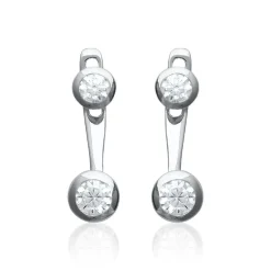 Maison de la Bijouterie Boucles oreilles femme Argent Oxyde de zirconium Z5ZVZZ0 | Femme Boucles D'Oreilles