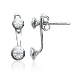 Maison de la Bijouterie Boucles oreilles femme Argent Oxyde de zirconium Z5ZVZZ0 | Femme Boucles D'Oreilles