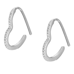 Fossil Bijoux Boucles oreilles - JA7230040 - Laiton Argent | Femme Boucles D'Oreilles