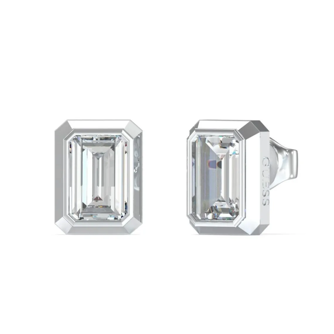 Guess Bijoux Boucles oreilles 4G Light JUBE05250JWRH Acier Acier | Femme Boucles D'Oreilles