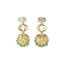 Guess Bijoux Boucles oreilles Seashell JUBE05124JWYG Acier Doré | Femme Boucles D'Oreilles