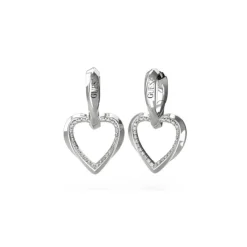 Guess Bijoux Boucles oreilles Mon Amour - JUBE04617JWRH Acier Argent | Femme Boucles D'Oreilles