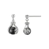 Jourdan Boucles oreilles AMK080 - HELICE - Argent Argent | Femme Boucles D'Oreilles