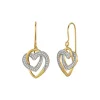Jourdan Boucles oreilles AMK056 - ROXANE - Argent Doré | Femme Boucles D'Oreilles