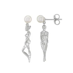 Jourdan Boucles oreilles Poema - AJF280024E Argent | Femme Boucles D'Oreilles