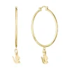Lacoste Boucles oreilles Crocodile - 2040376 Acier Doré | Femme Boucles D'Oreilles