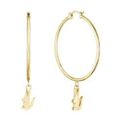 Lacoste Boucles oreilles Crocodile - 2040376 Acier Doré | Femme Boucles D'Oreilles