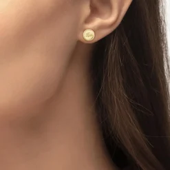Lacoste Boucles oreilles Memento - 2040422 Acier Doré | Femme Boucles D'Oreilles