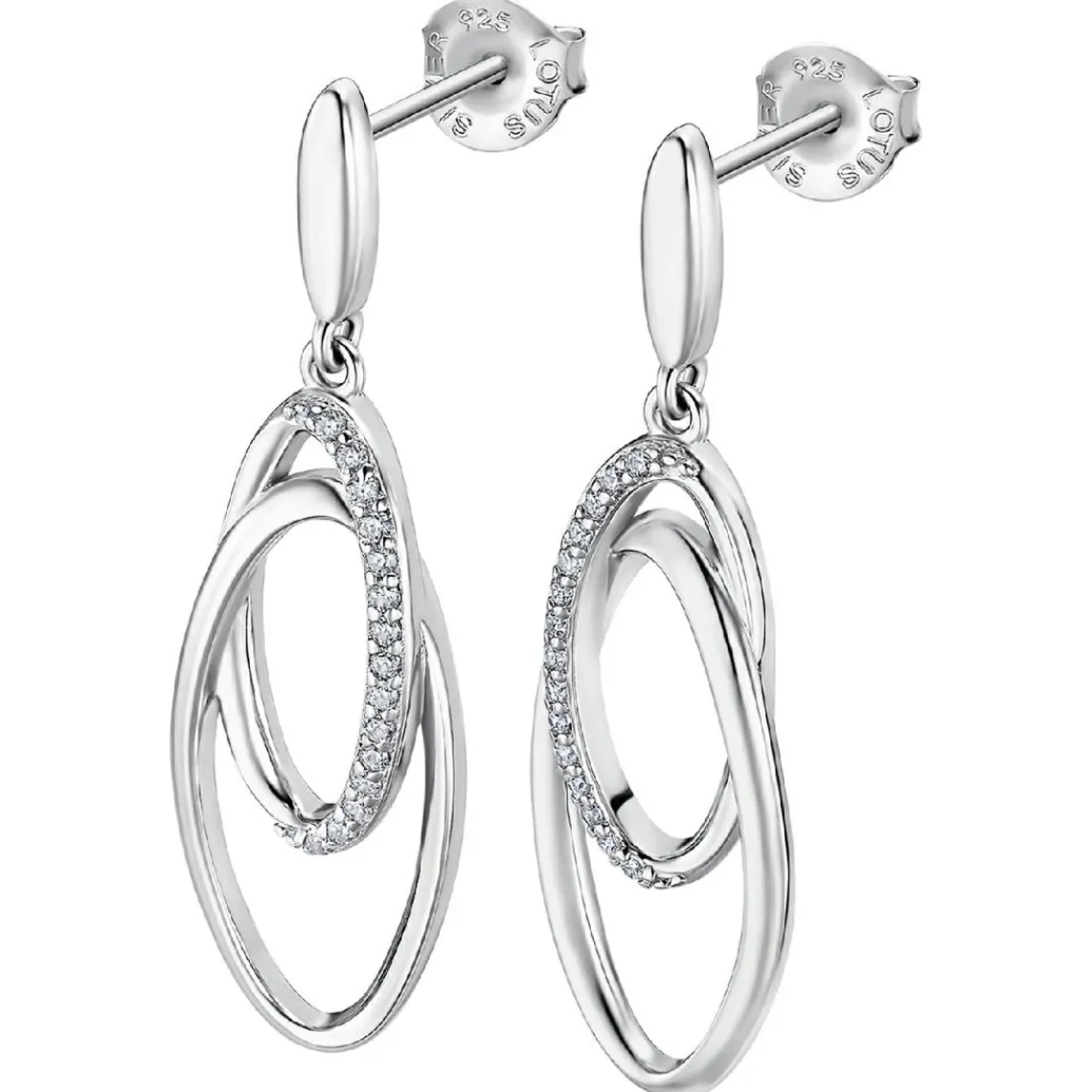 Lotus Silver Boucles oreilles Glam - LP3489-4-1 Argent 925/1000 | Femme Boucles D'Oreilles
