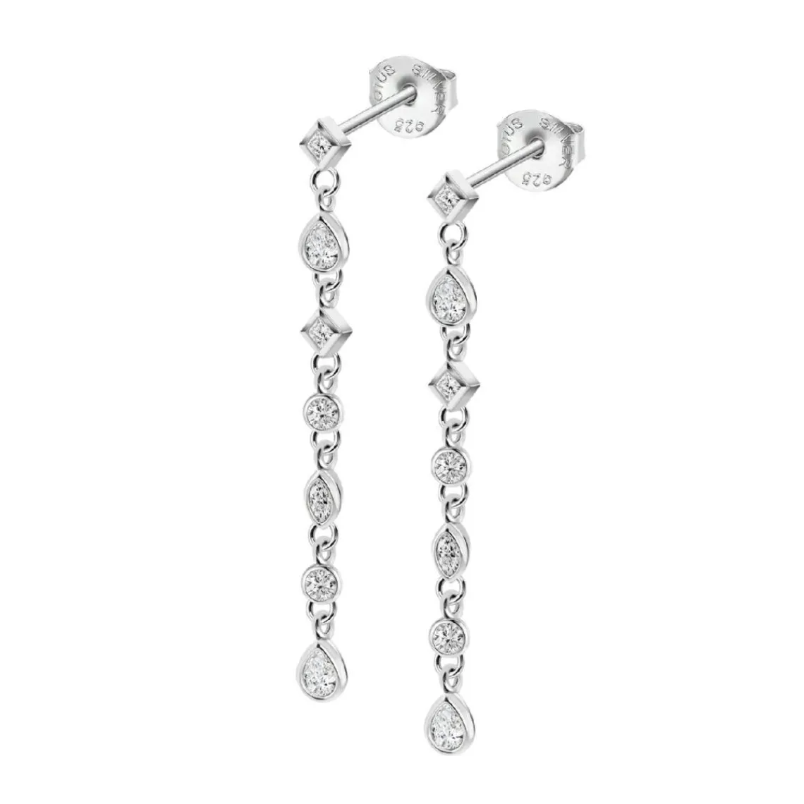 Lotus Silver Boucles oreilles Glam - LP3734-4-1 Argent 925/1000 | Femme Boucles D'Oreilles
