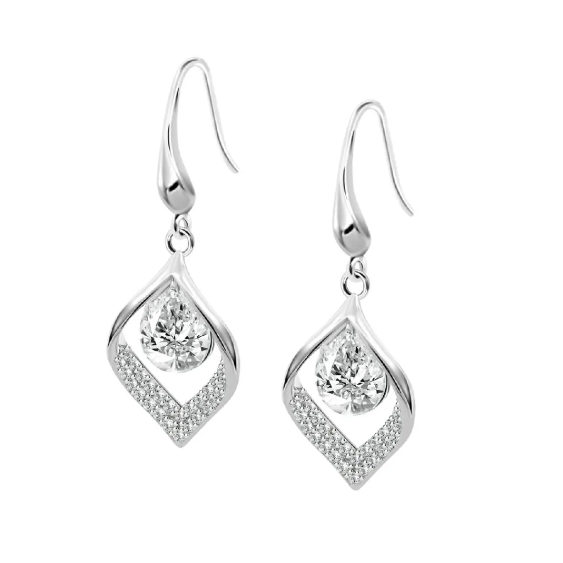 Lotus Silver Boucles oreilles Glam - LP3711-4-1 Argent 925/1000 | Femme Boucles D'Oreilles