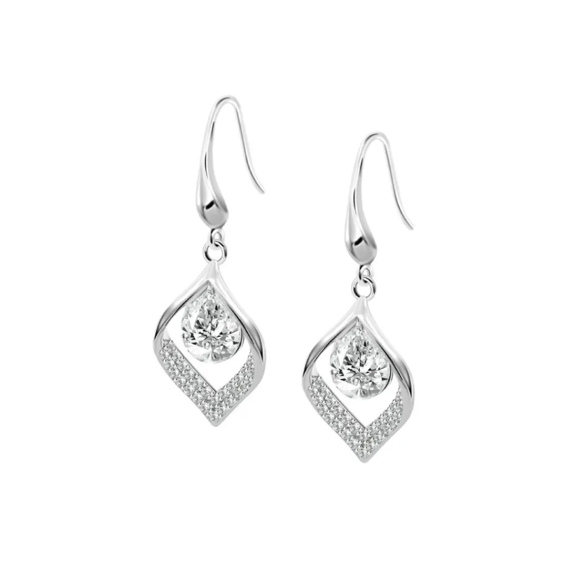 Lotus Silver Boucles oreilles Glam - LP3711-4-1 Argent 925/1000 | Femme Boucles D'Oreilles