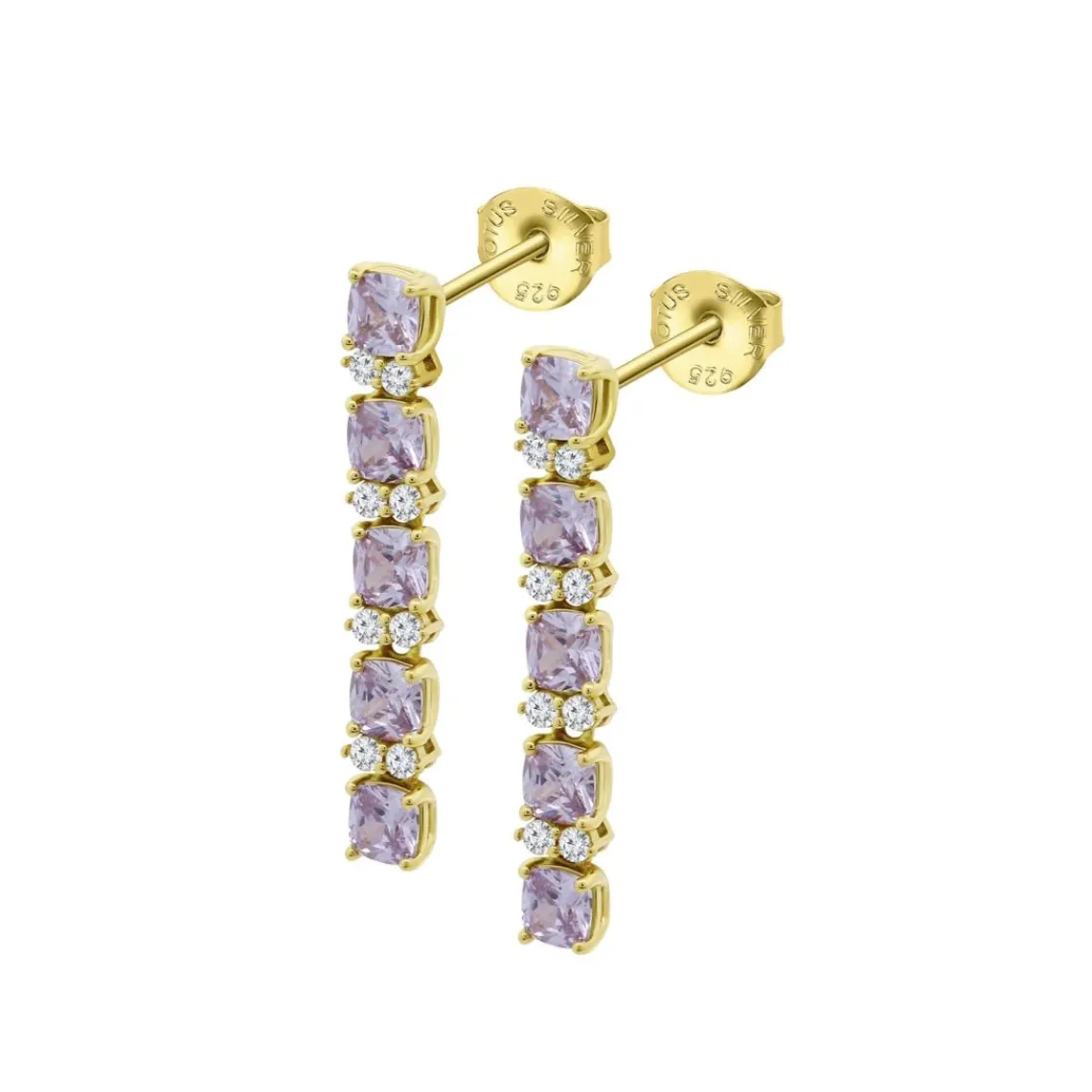 Lotus Silver Boucles oreilles Colors - LP3839-4-2 | Femme Boucles D'Oreilles