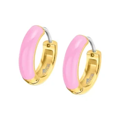 Lotus Style Bijoux Boucles oreilles Tropical Vibes LS2331-4-6 Acier doré | Femme Boucles D'Oreilles