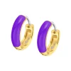 Lotus Style Bijoux Boucles oreilles Tropical Vibes LS2331-4-1 Acier acier Violet | Femme Boucles D'Oreilles