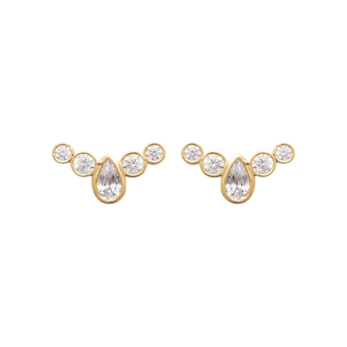 Maison de la Bijouterie Boucles oreilles Sensimio Y3036ZZ0 Plaqué or | Femme Boucles D'Oreilles