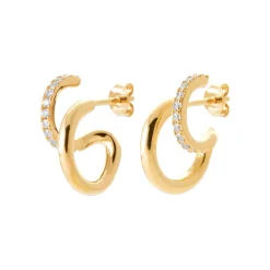 Maison de la Bijouterie Boucles oreilles Sensimio Y3035ZZ0 Plaqué or | Femme Boucles D'Oreilles