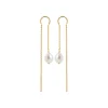 Maison de la Bijouterie Boucles oreilles perles de culture plaqué or Y3030W0Z4 | Femme Boucles D'Oreilles