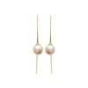 Maison de la Bijouterie Boucles oreilles perles plaqué or Y535W0Z4 | Femme Boucles D'Oreilles