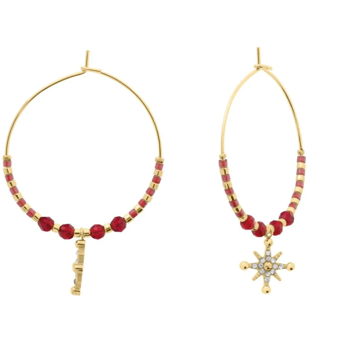 Pierre Lannier Bijoux Boucles oreilles Antharea - BJ25A2251 Acier Doré | Femme Boucles D'Oreilles