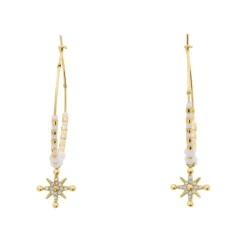 Pierre Lannier Bijoux Boucles oreilles Antharea - BJ25A2211 Acier Doré | Femme Boucles D'Oreilles