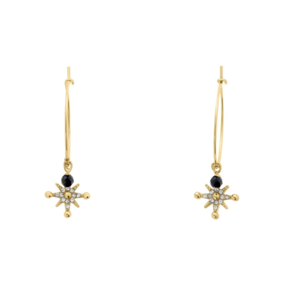 Pierre Lannier Bijoux Boucles oreilles Australe - BJ22A2231 Acier Doré | Femme Boucles D'Oreilles