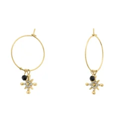 Pierre Lannier Bijoux Boucles oreilles Australe - BJ22A2231 Acier Doré | Femme Boucles D'Oreilles
