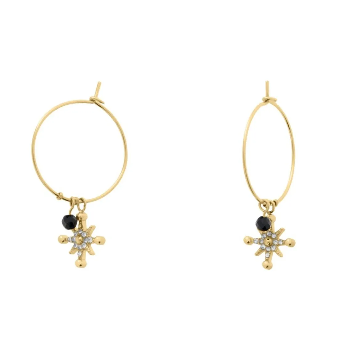 Pierre Lannier Bijoux Boucles oreilles Australe - BJ22A2231 Acier Doré | Femme Boucles D'Oreilles