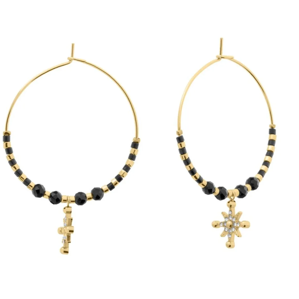 Pierre Lannier Bijoux Boucles oreilles Antharea - BJ25A2231 Acier Doré | Femme Boucles D'Oreilles