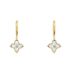 Pierre Lannier Bijoux Boucles oreilles Rubya - BJ23A6211 Acier Doré | Femme Boucles D'Oreilles