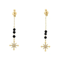 Pierre Lannier Bijoux Boucles oreilles Australe - BJ22A6231 Acier Doré | Femme Boucles D'Oreilles