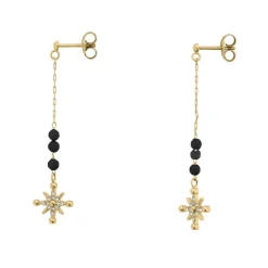 Pierre Lannier Bijoux Boucles oreilles Australe - BJ22A6231 Acier Doré | Femme Boucles D'Oreilles