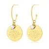 Pixies Bijoux Boucles oreilles - PEH0020-1WHT Acier Blanc | Femme Boucles D'Oreilles