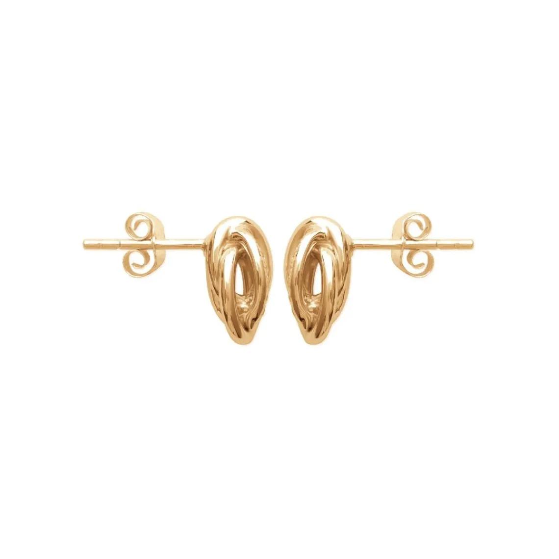 Maison de la Bijouterie Boucles oreilles plaqué or fantaisie oxyde zirconium Y506UZZ | Femme Boucles D'Oreilles