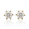 Maison de la Bijouterie Boucles oreilles plaqué or oxyde zirconium 5mm Y0YZ5365Z | Femme Boucles D'Oreilles