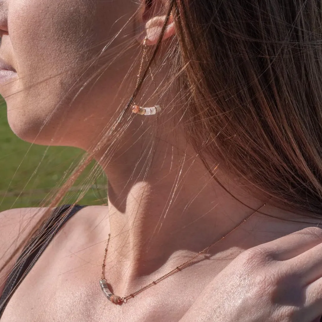 Sloya Boucles oreilles Piana en Pierres de Lune | Femme Boucles D'Oreilles