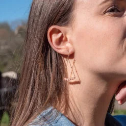 Sloya Boucles oreilles Piana en pierres de Soleil | Femme Boucles D'Oreilles