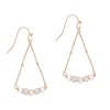 Sloya Boucles oreilles Piana en pierres Amazonite | Femme Boucles D'Oreilles