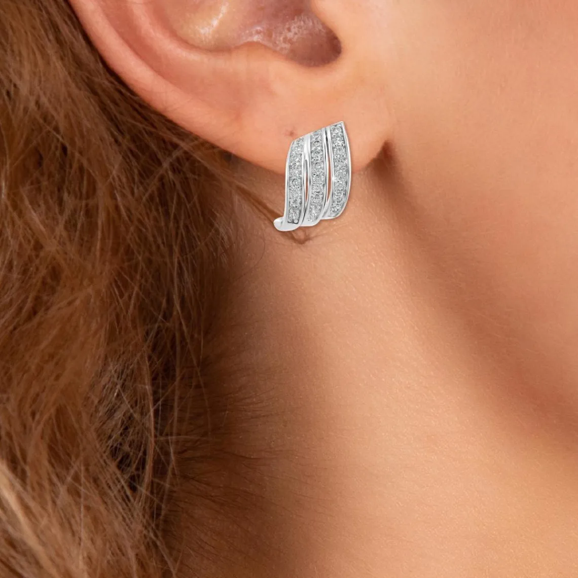 So Charm Bijoux Boucles Oreilles So Charm - B4157-ARGENT - Boucles D'Oreilles Argentées | Femme Boucles D'Oreilles