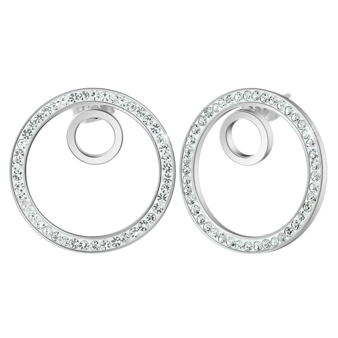 So Charm Bijoux Boucles Oreilles So Charm - B4123-ARGENT - Boucles D'Oreilles Argentées | Femme Boucles D'Oreilles