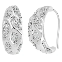 So Charm Bijoux Boucles Oreilles So Charm - B4010-ARGENT - Boucles D'Oreilles Argentées | Femme Boucles D'Oreilles