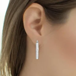 So Charm Bijoux Boucles Oreilles So Charm - B2789-ARGENT - Boucles D'Oreilles Argentées | Femme Boucles D'Oreilles