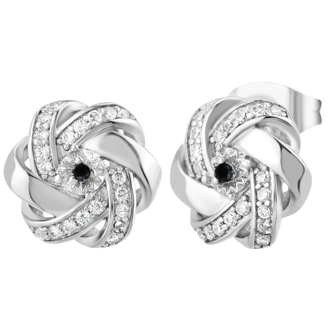 So Charm Bijoux Boucles Oreilles So Charm - BD2034-ARGENT-BO-DIAMANT - Boucles D'Oreilles Argentées | Femme Boucles D'Oreilles